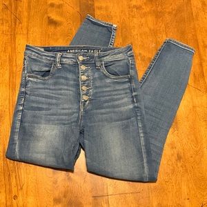 American Eagle Super Hi Rise Jegging size 8